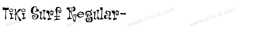 Tiki Surf Regular字体转换